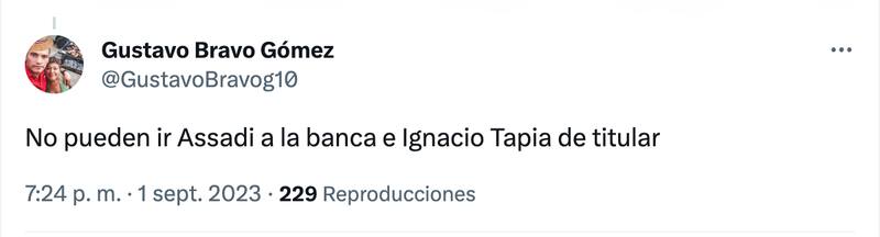 Hinchas de la U molestos en redes sociales.