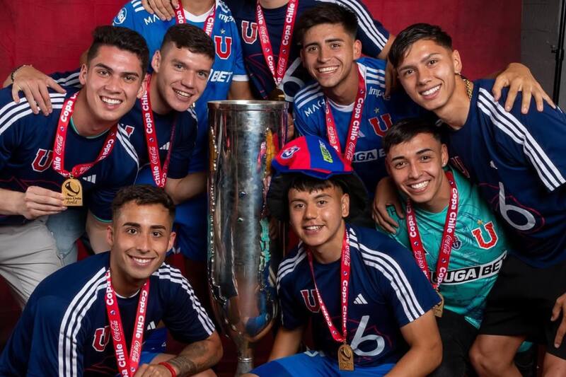 Fernando Osorio Sanguinetti en la conquista de Copa Chile.