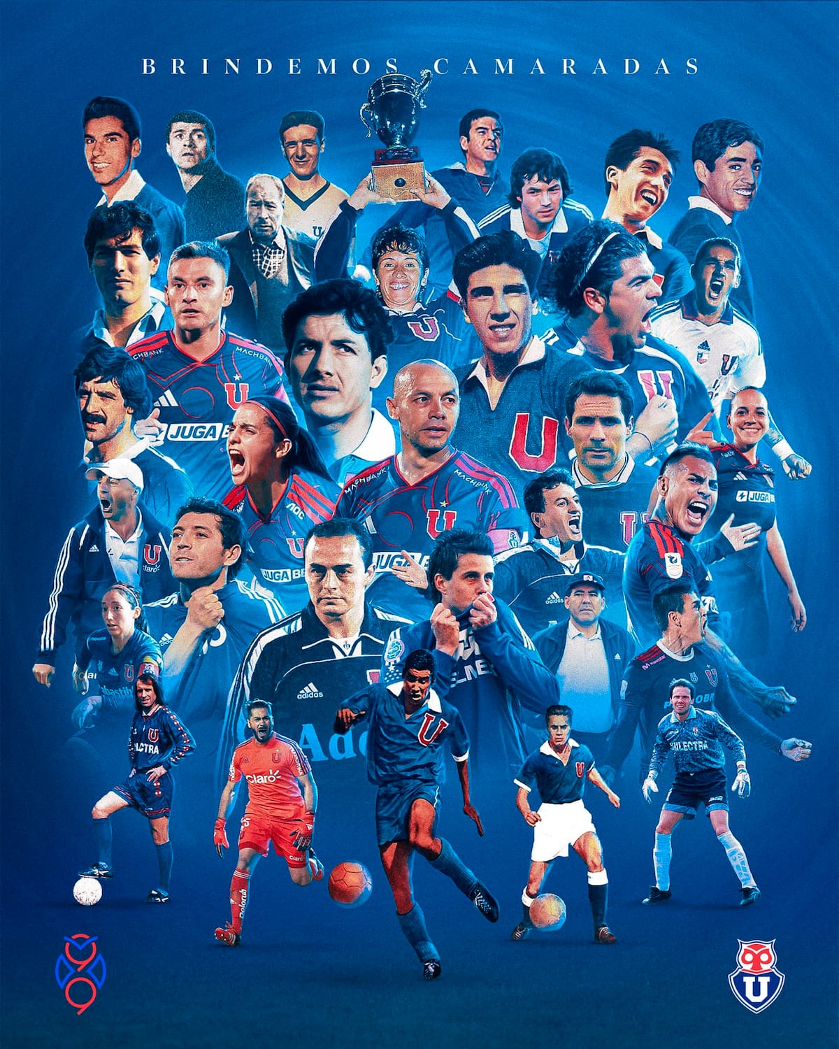 Comenzó la cuenta regresiva a los 100 años. Foto: @udechile.