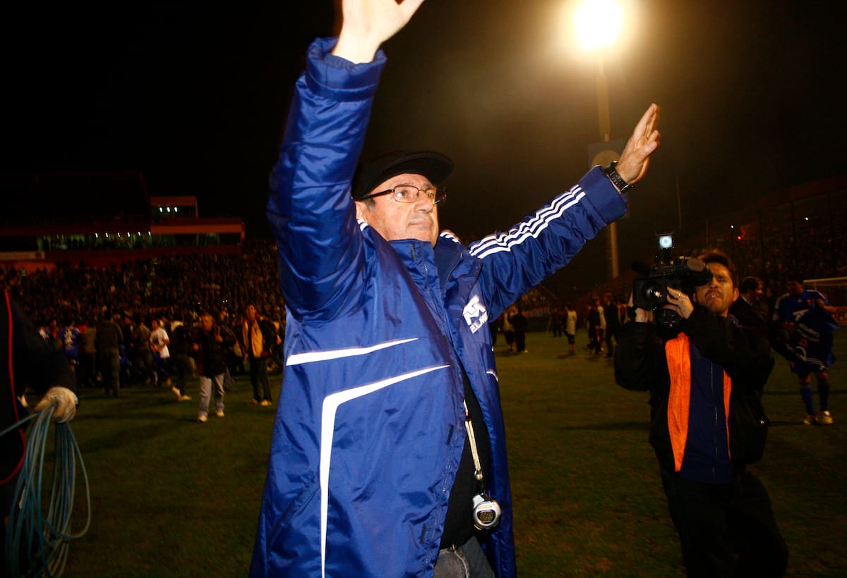 Sergio Markarián, DT de los azules en 2009.