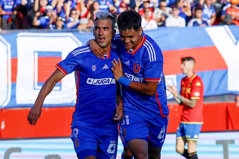 Los tres goles que marcaron el fenomenal primer tiempo de la U. Foto: Aton.