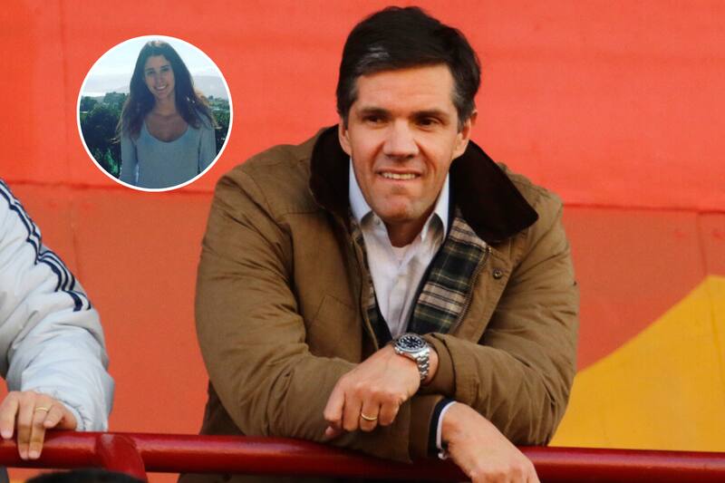 Michael Clark en el estadio Santa Laura presenciando un partido de la U. Foto: Aton.