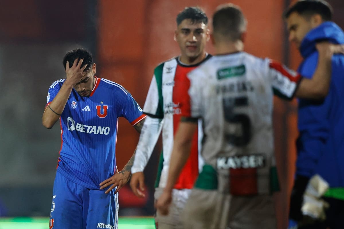 Universidad de Chile cayó duramente ante Palestino en la última fecha. Foto: Aton