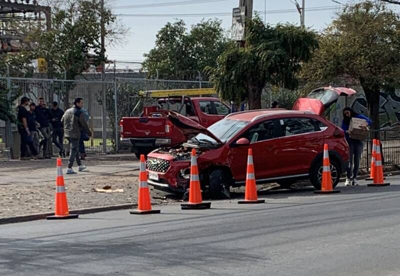 Jugadora de Universidad de Chile protagonizó accidente de tránsito en La Cisterna. Foto: En Cancha