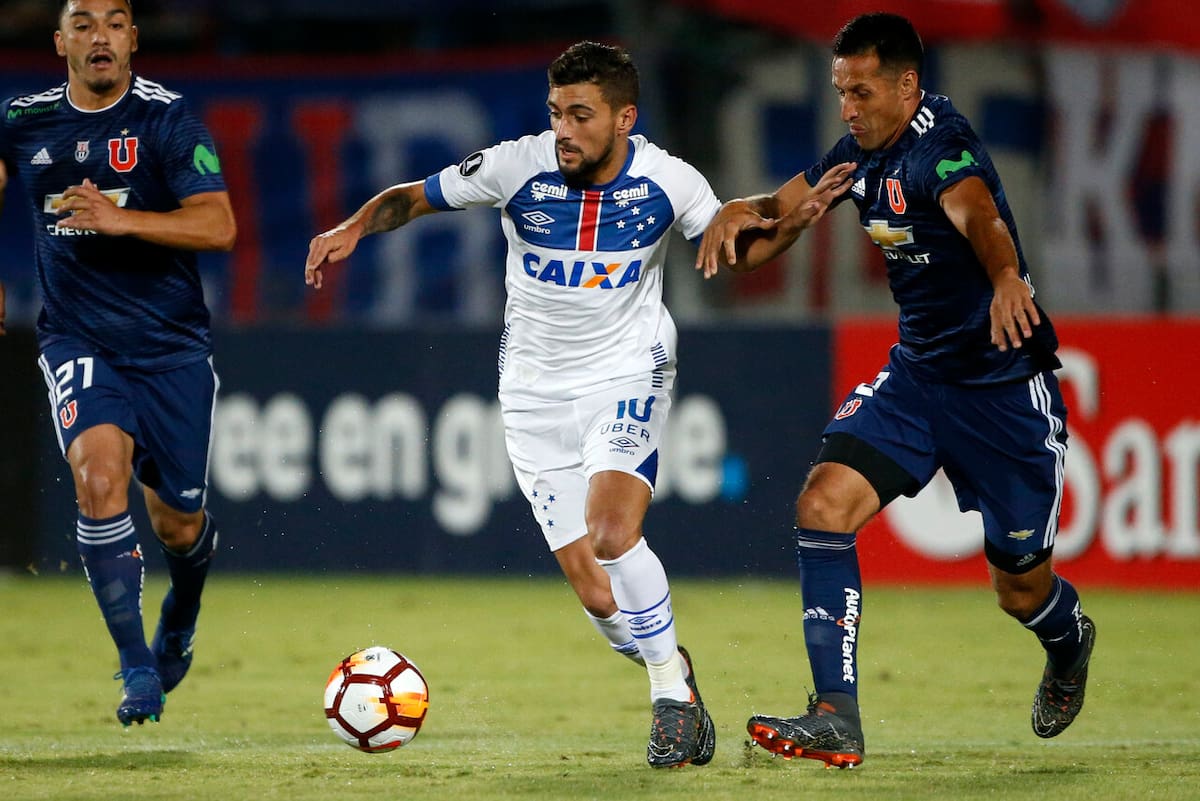 Enfrentando a Cruzeiro en 2018. Foto: Agencia Aton.
