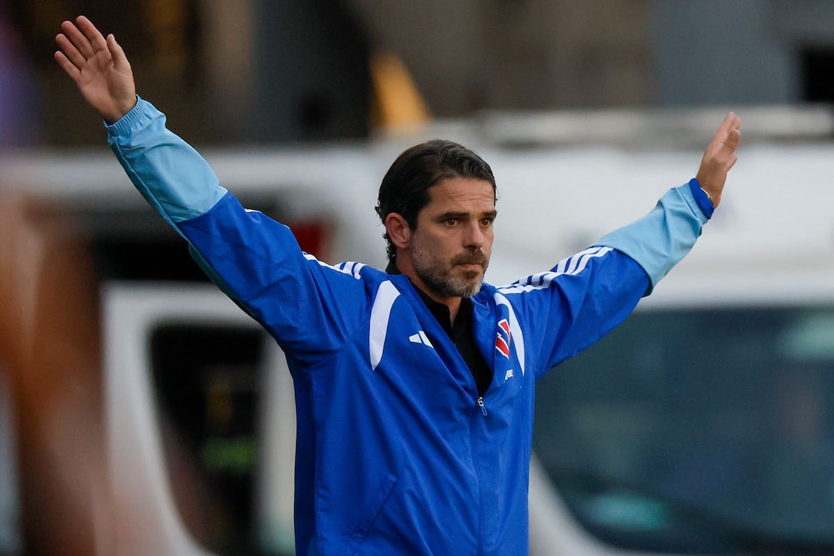 Fernando Gago, entrenador de los azules. Foto: Aton.