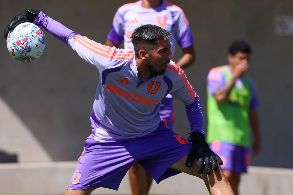 Gabriel Castellón en pretemporada. Foto: Prensa UCH.