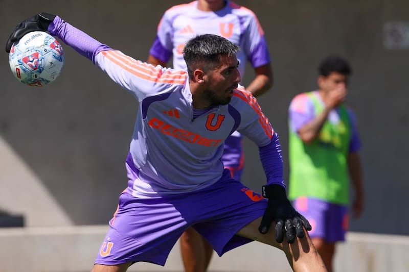Gabriel Castellón en pretemporada. Foto: Prensa UCH.