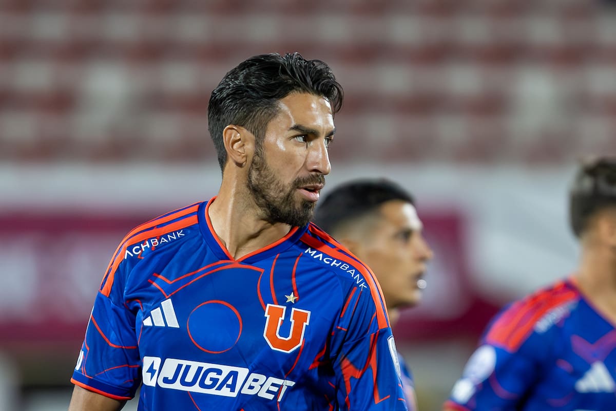 Juan Martín Lucero queda descartado para el duelo de la U contra Universidad de Concepción. Foto: Felipe Escobedo/En Cancha