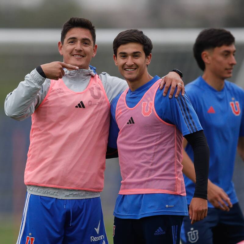 Matías Rodríguez entrena con la Proyección de la U.