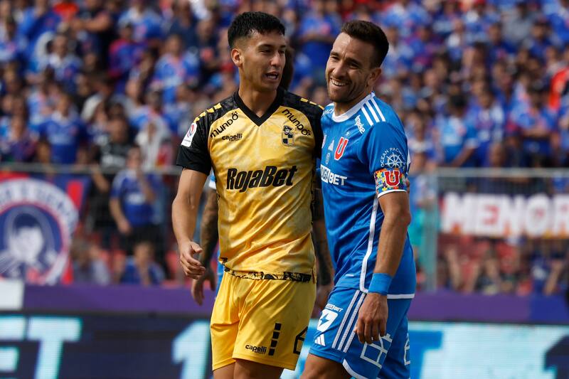 Matías Zaldivia ante Coquimbo Unido en 2024.