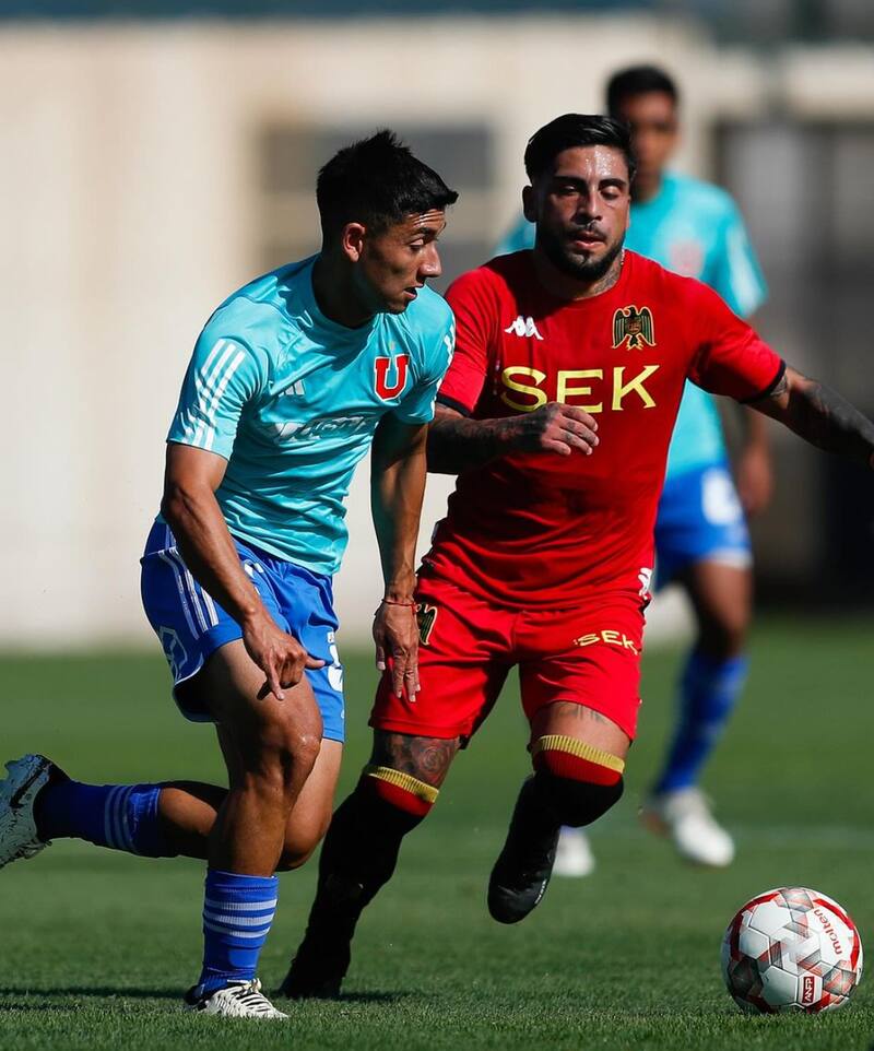 Los azules se enfrentaron ante Unión Española en un amistoso.