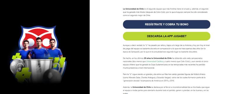 El mensaje del nuevo auspiciador de Universidad de Chile.