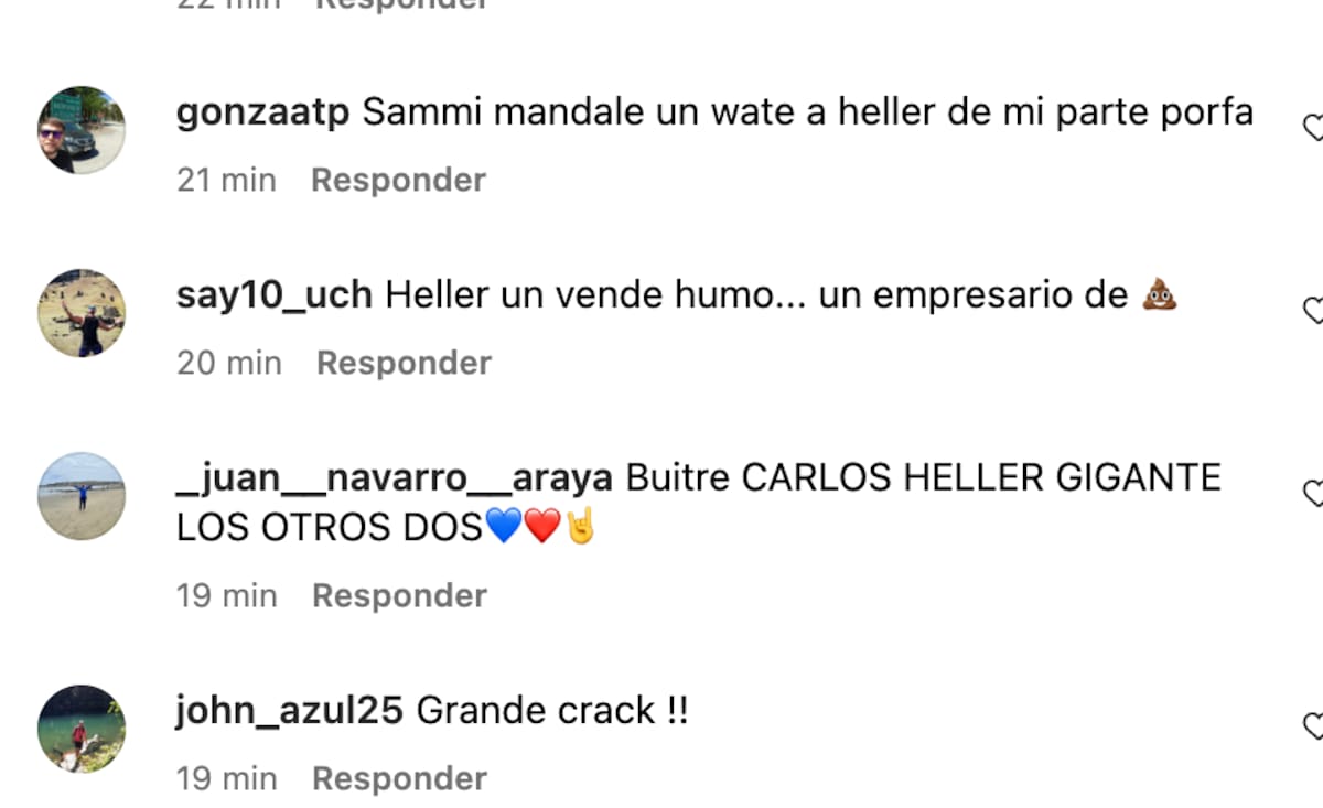Sammis Reyes se ganó las críticas de los hinchas de la U por una publicación en Instagram.