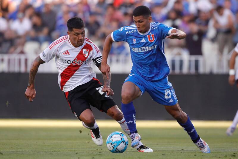 Los azules ante River Plate.