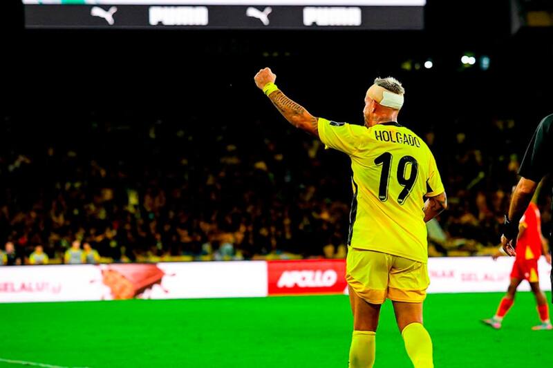 Rodrigo Holgado en la Selección de Malasia.