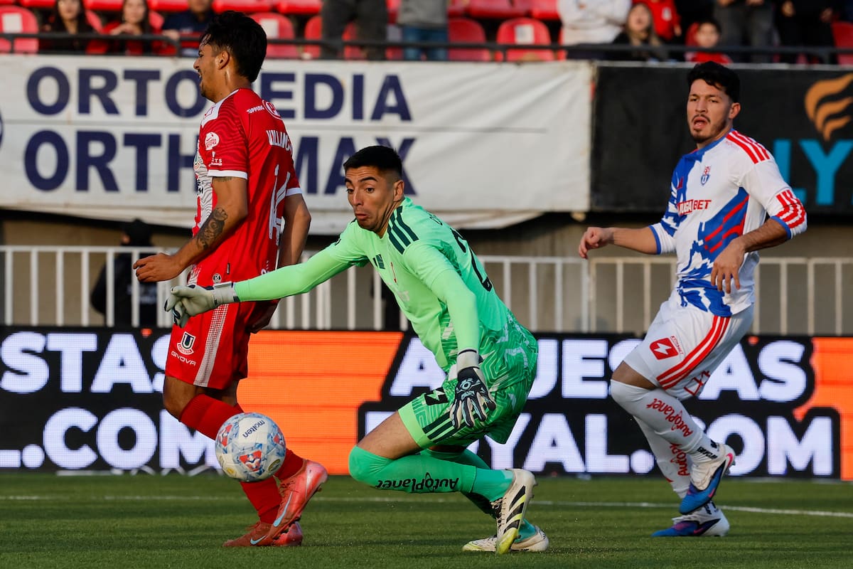 Gabriel Castellón, en el empate ante La Calera. Foto: Aton.