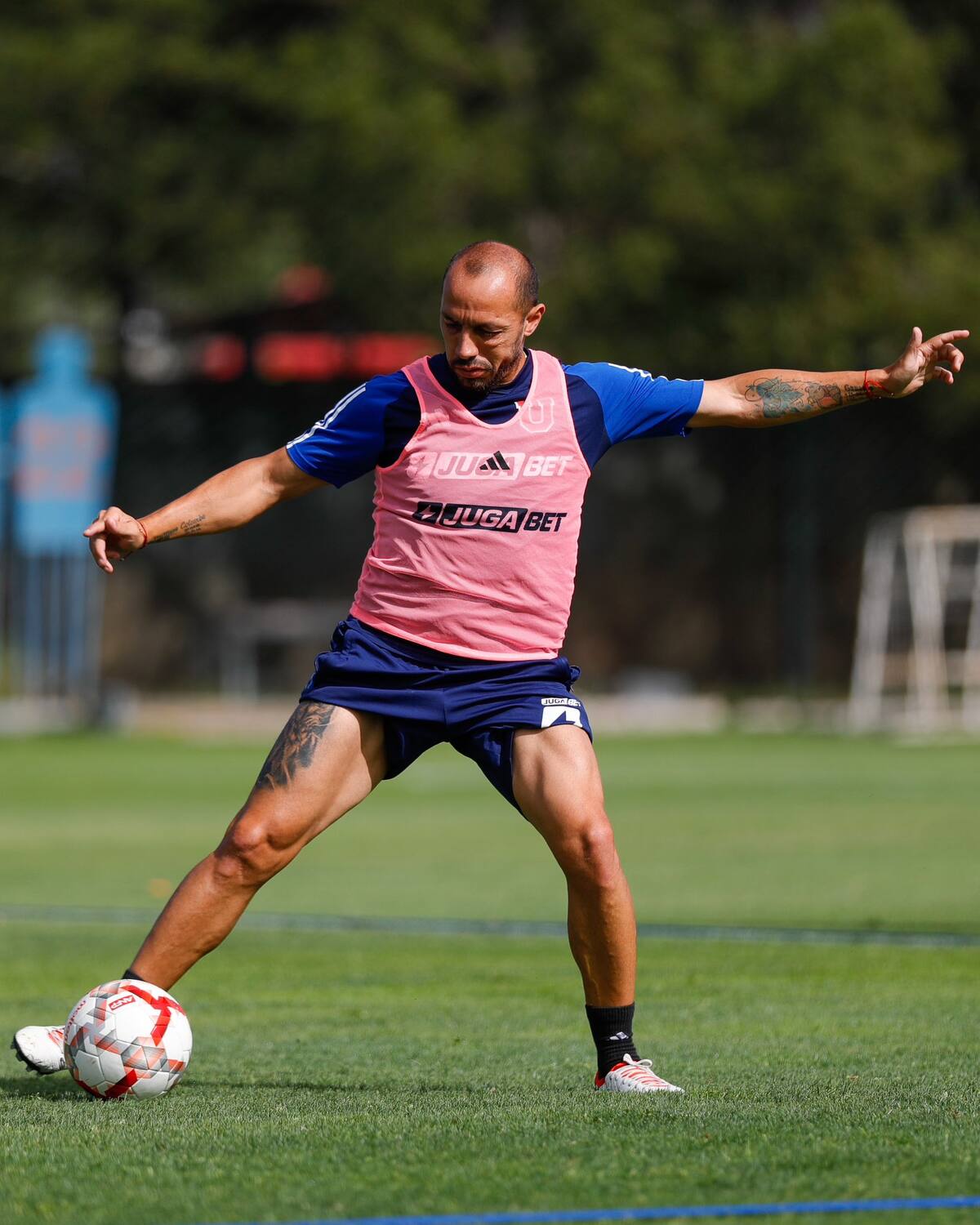 Marcelo Díaz se perfila como titular en el primer partido del año de la U. Foto: @udechile.