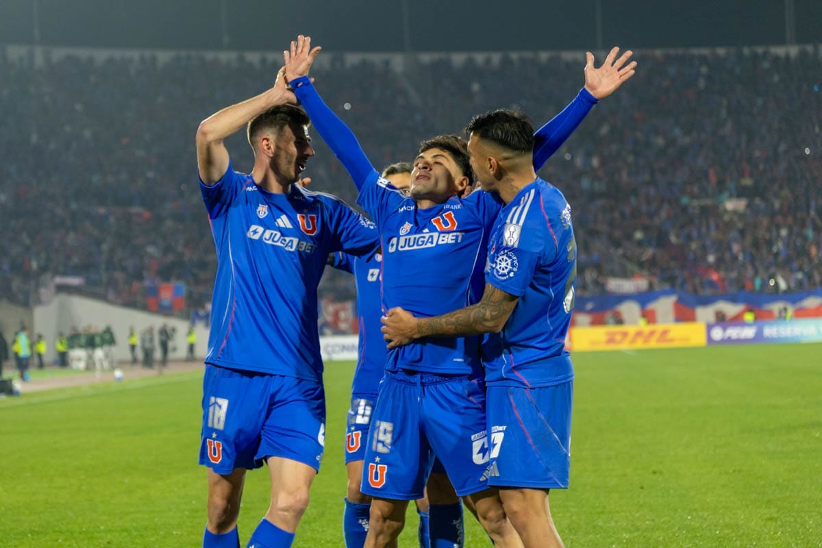 Universidad de Chile venció a Guarní en Copa Sudamericana. Foto: Felipe Escobedo.