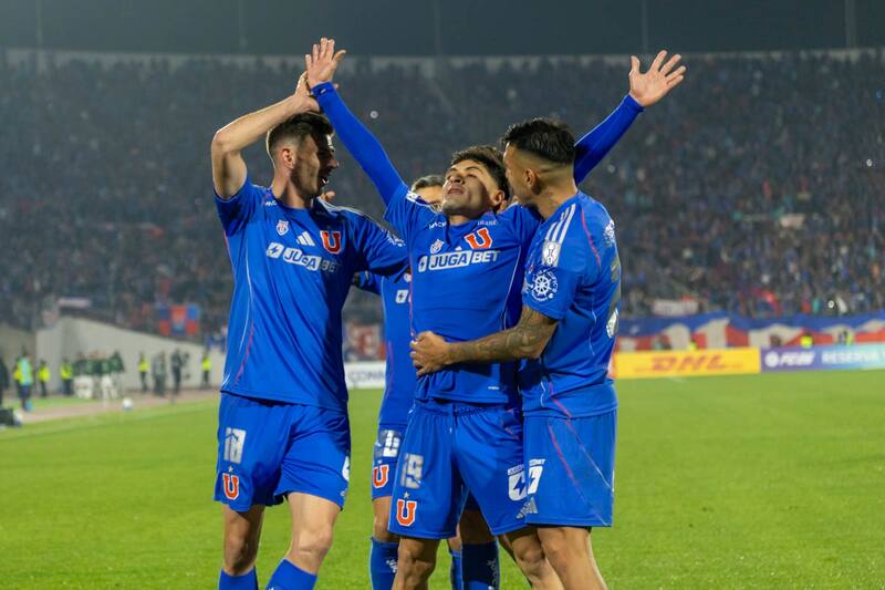 Universidad de Chile venció a Guarní en Copa Sudamericana. Foto: Felipe Escobedo.