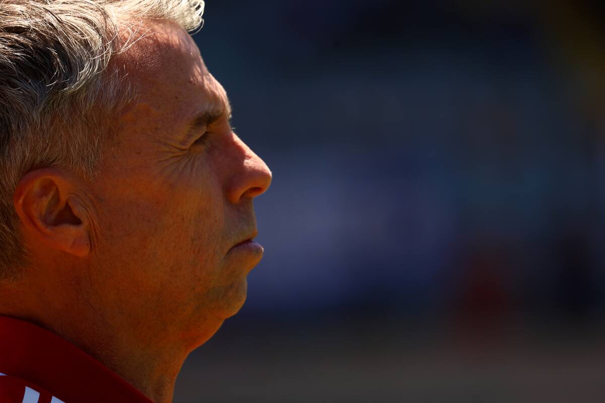 Gustavo Álvarez, entrenador de los azules.