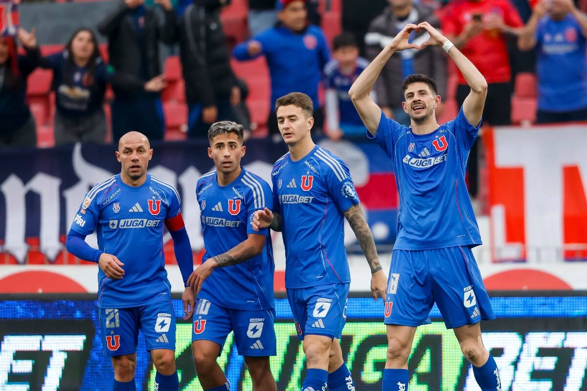 Universidad de Chile en victoria 4-1 sobre Unión Española. Foto: Aton.