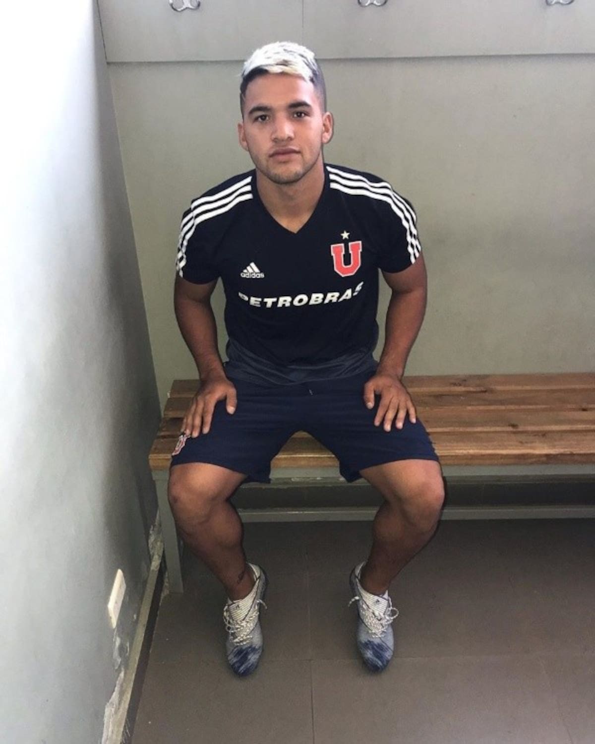 Jairo Vásquez con la camiseta de Universidad de Chile.