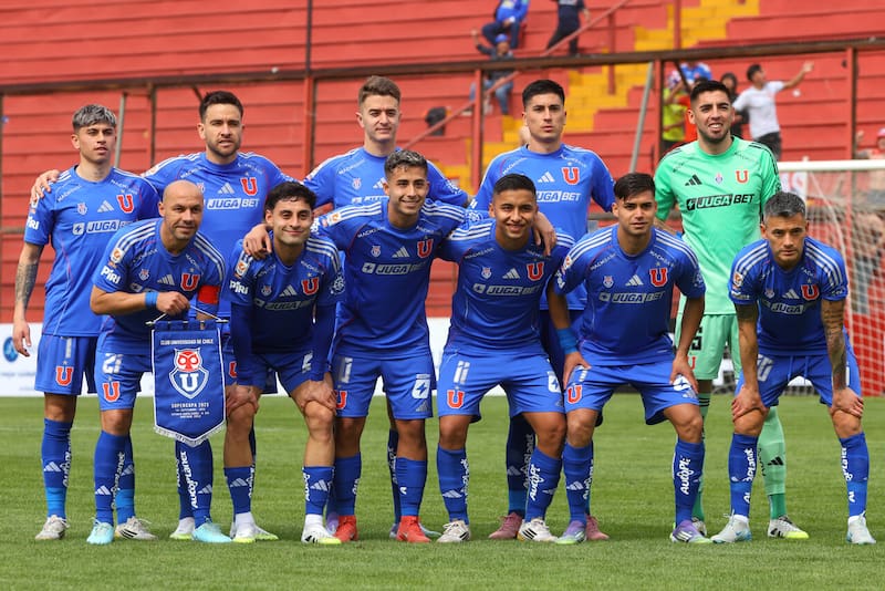 Sin Lucas Assadi: la diezmada formación de la U para jugar hoy frente a Palestino. Foto: Aton.