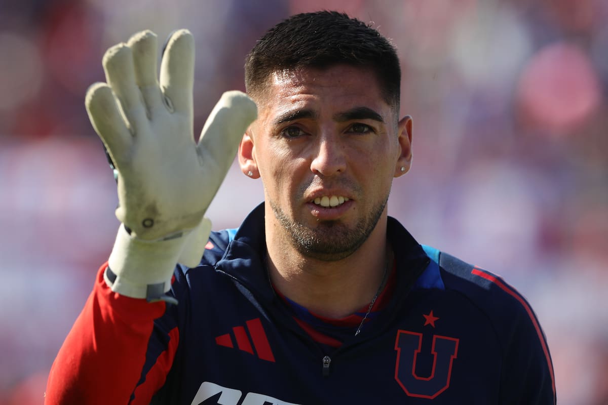Gabriel Castellón, es el actual arquero titular de la U. Foto: Aton.