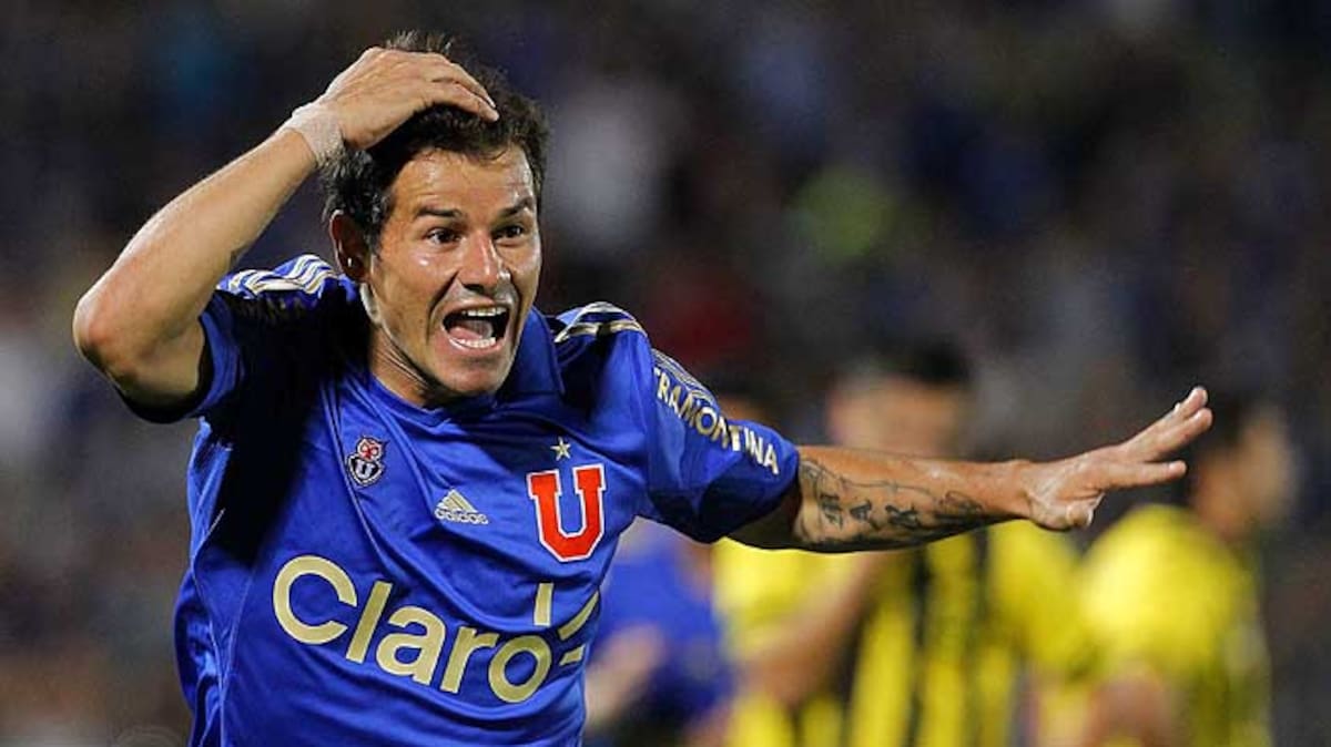 Rodrigo Mora tras convertirle a Guaraní en Copa Libertadores.