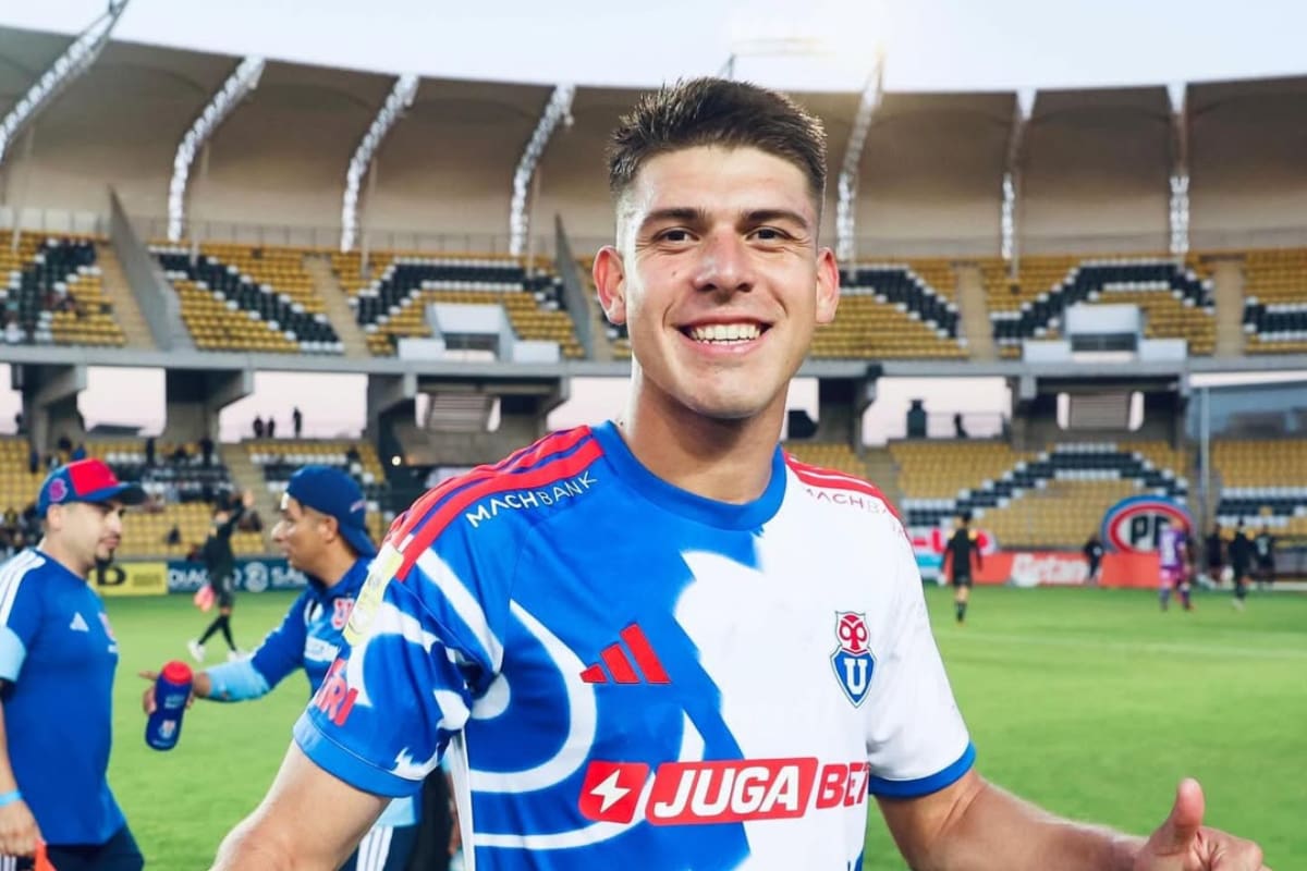 Lucas Romero, volante de los azules. Foto: Instagram U. de Chile.