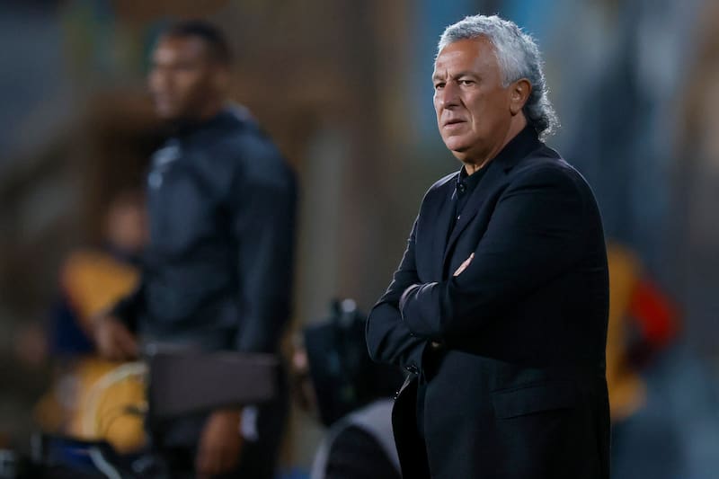 Nestor Gorosito, en el duelo ante los azules por Copa Sudamericana.
