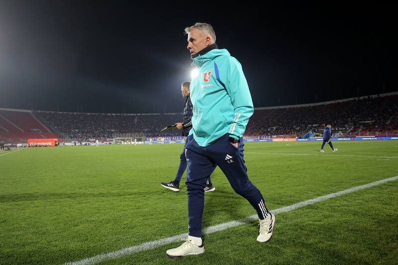 El entrenador de Universidad de Chile, Gustavo Alvarez.