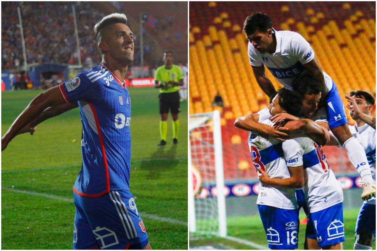 Universidad de Chile y Universidad Católica no la pasan bien en Santa Laura.