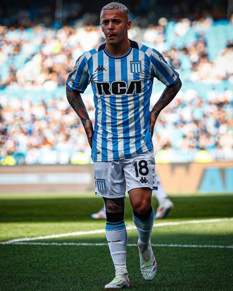 Agustín Urzi, nuevo refuerzo del Campanil, durante su paso por Racing.