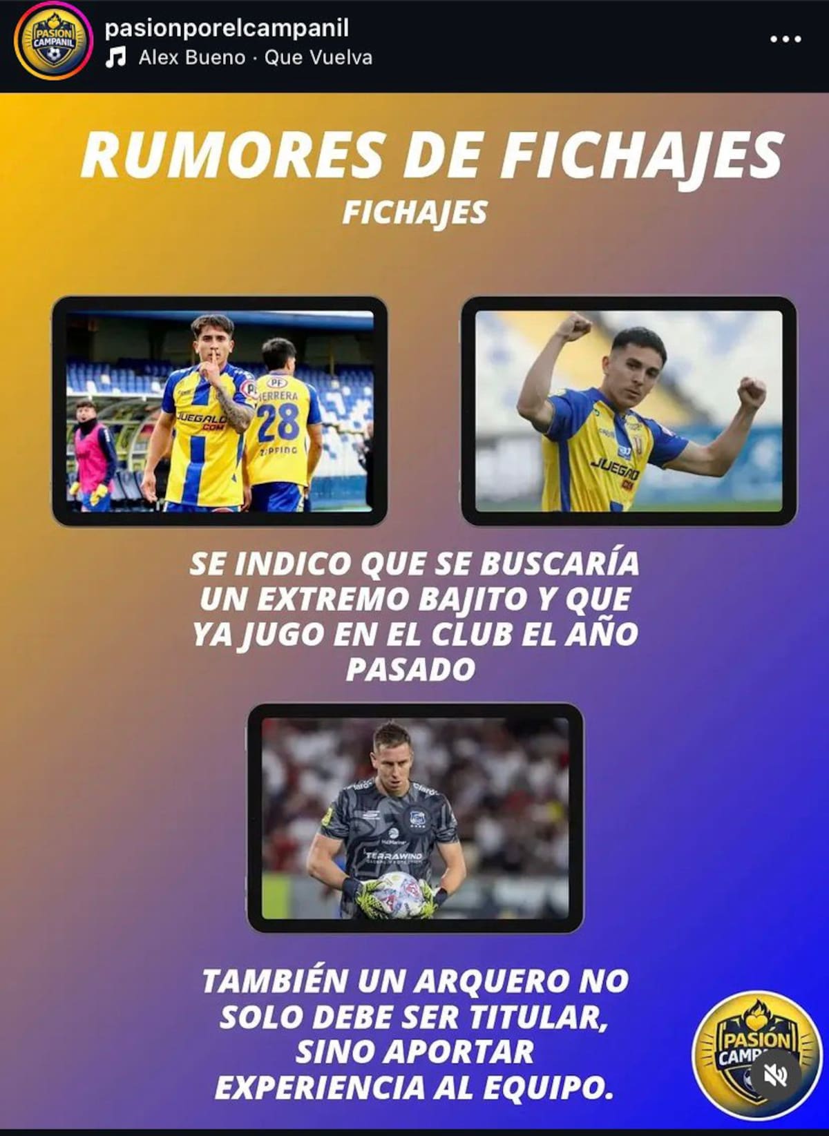 El club busca arquero con experiencia.