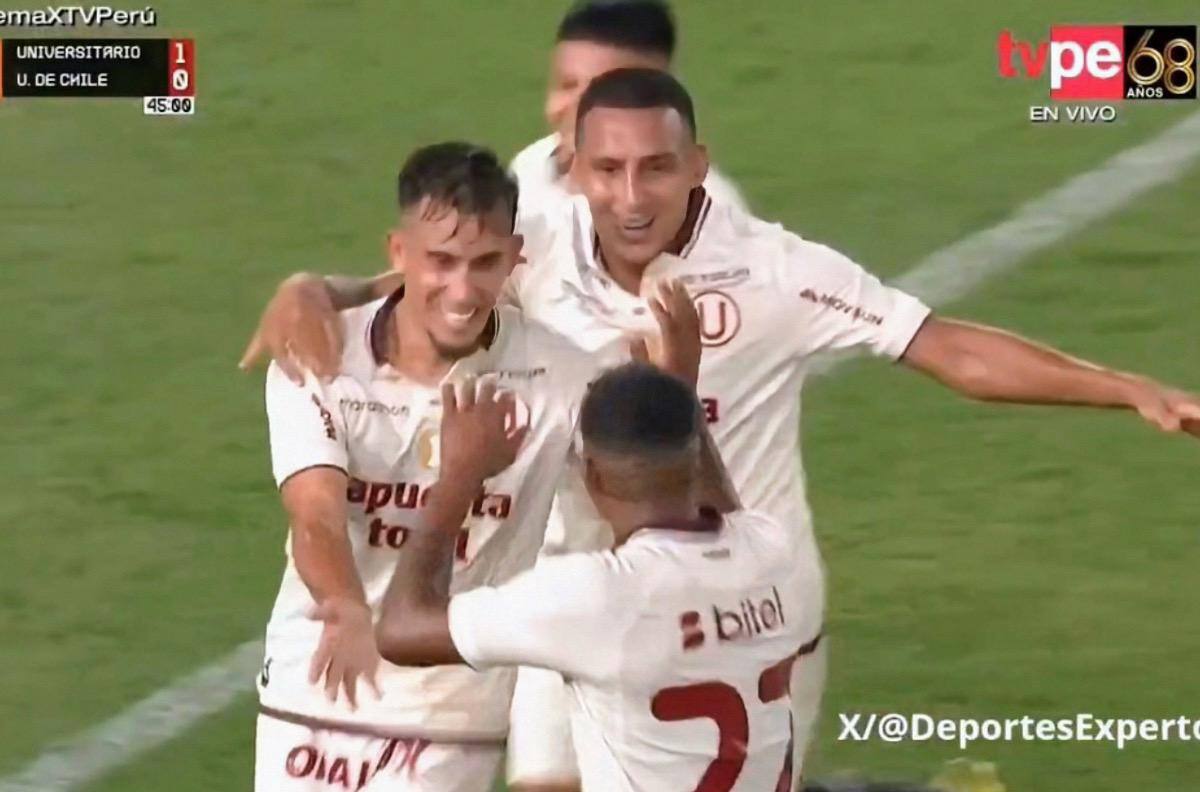 VIDEO| Universitario vence a la U con golazo al ángulo en el último minuto del primer tiempo