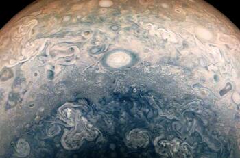 Son como pinturas de acuarela: NASA revela espectaculares imágenes de Júpiter