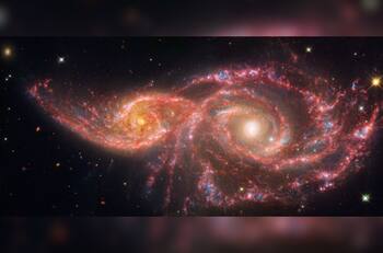 FOTOS | ESA captura espeluznante imagen de una “mirada” galáctica