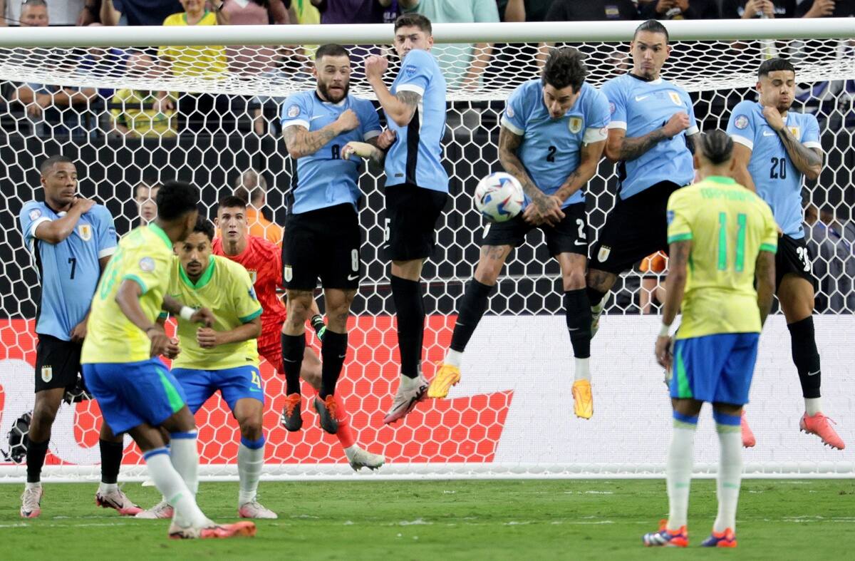 Uruguay viene de derrotar a Brasil y ahora va por Colombia. Foto: Agencia EFE.