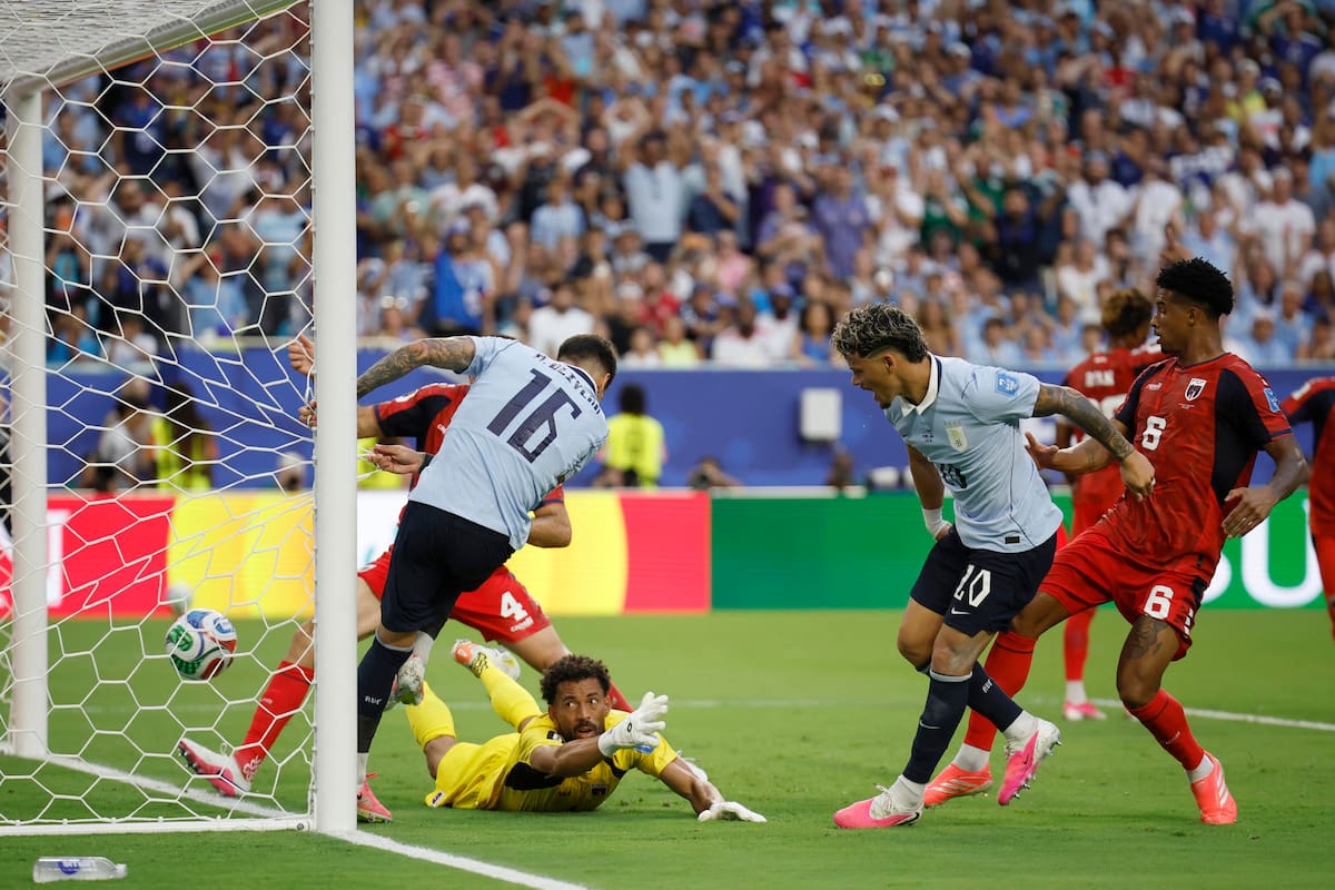 La Celeste repartió puntos con la selección africana. Foto: EFE.