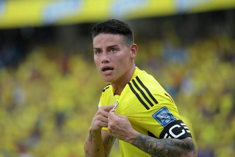 Uruguay vs Colombia, Eliminatorias Sudamericanas, James Rodríguez