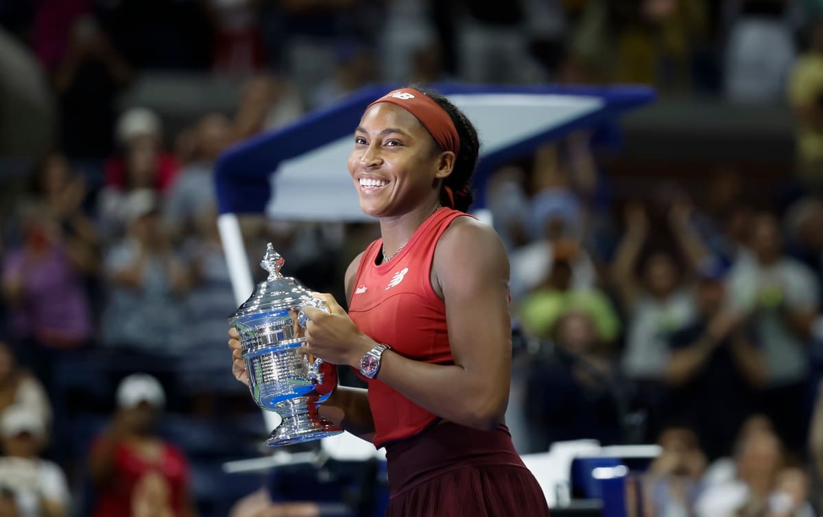 Coco Gauff ganó la edición femenina del torneo norteamericano.