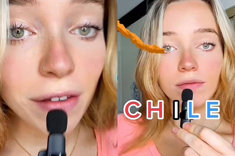 Maddie explica en TikTok términos como "po" y "hueón". Créditos: @jmadsj123