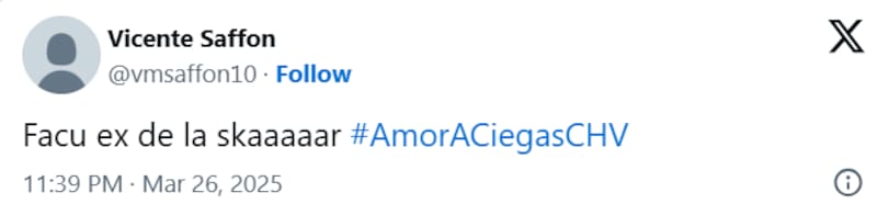 Créditos: X