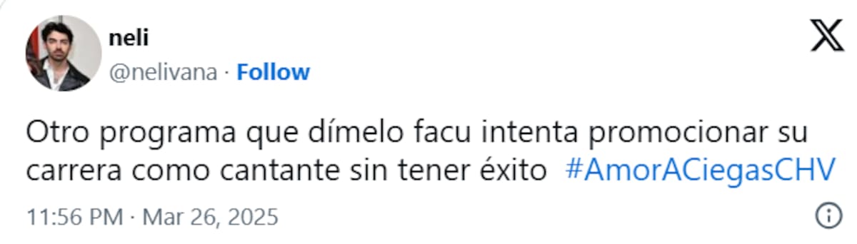 Créditos: X