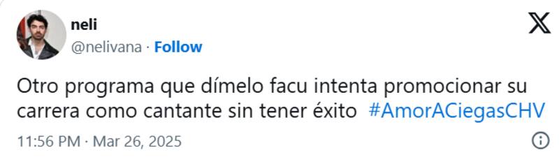 Créditos: X