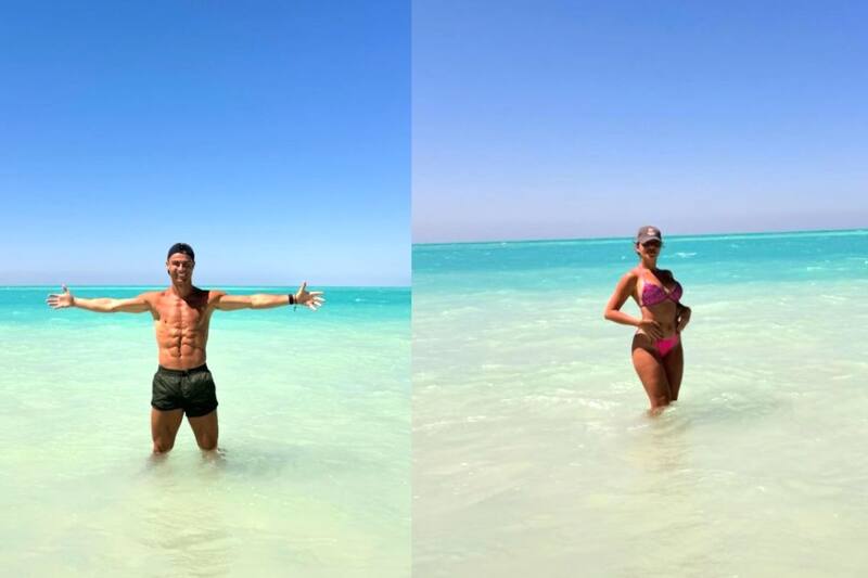 en Red Sea Proyect de Arabia Saudita. (Fotos: Instagram @georginagio).
