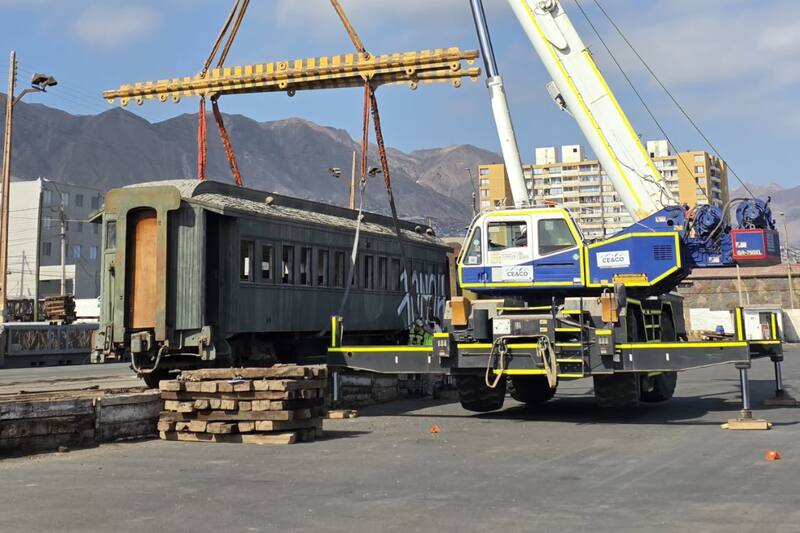 Las estructuras serán parte de la muestra del Museo Ferroviario gracias a un convenio con la empresa de transportes del país vecino.
