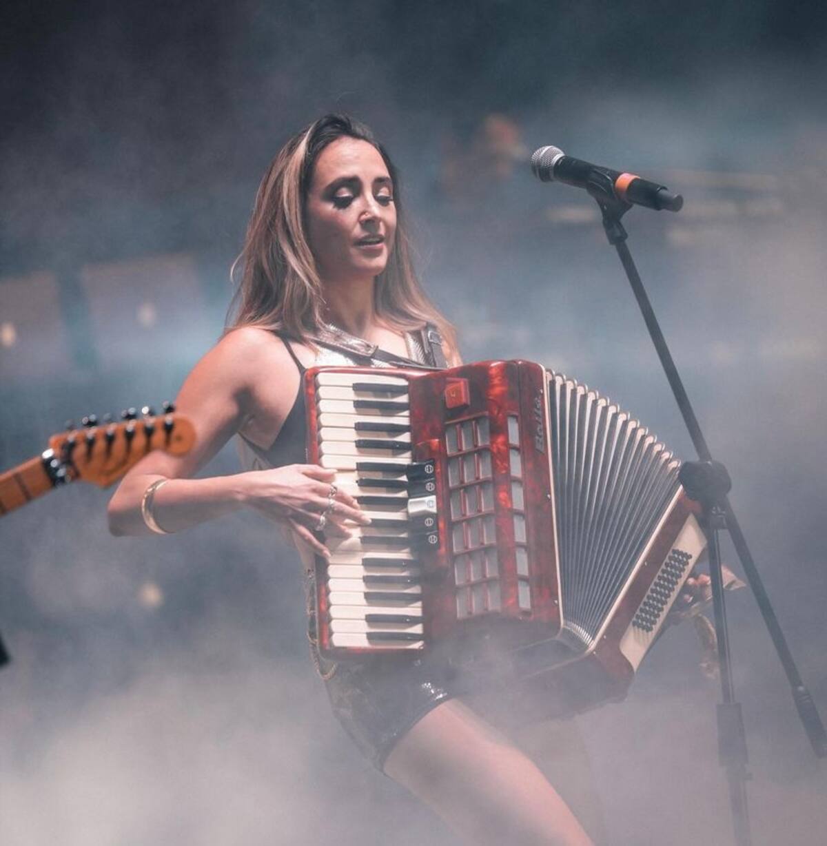 La cantante chilena/argentina en su paso por El Salvador / Instagram